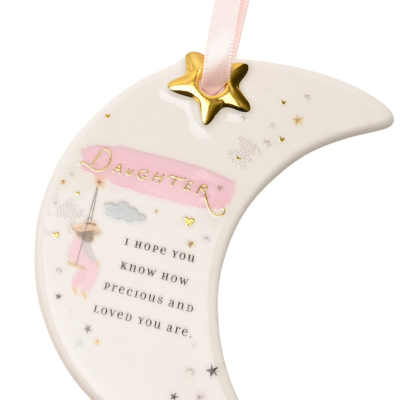 The Little Things Hanging Plaque - Daughter