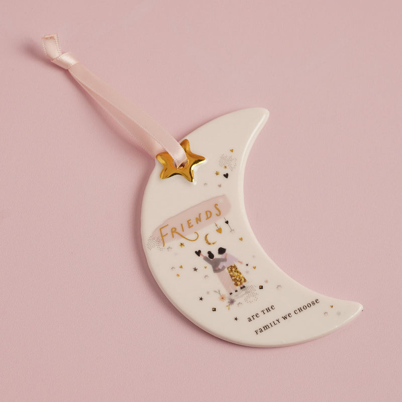 The Little Things Hanging Plaque - Friends are Family