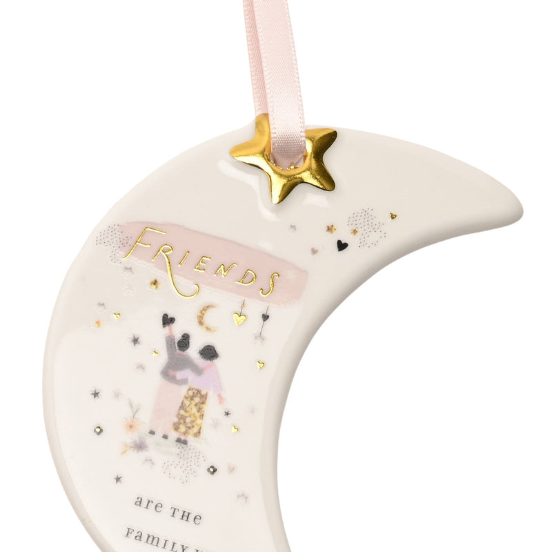 The Little Things Hanging Plaque - Friends are Family