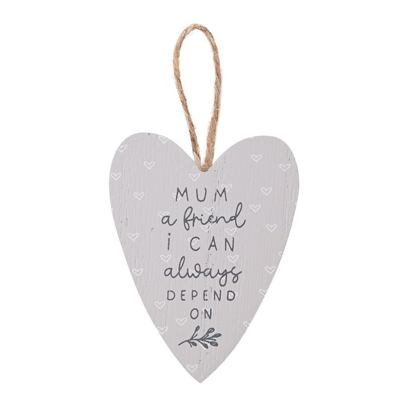 Moments Mini Plaque - Depend On Mum