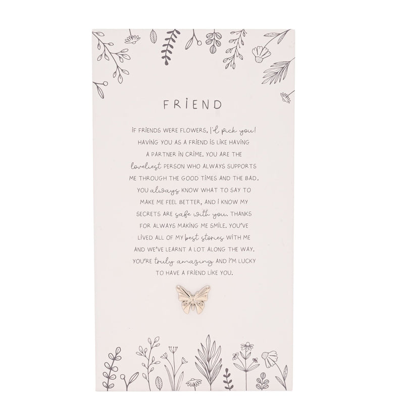Moments Standing Verse Plaque - Friend