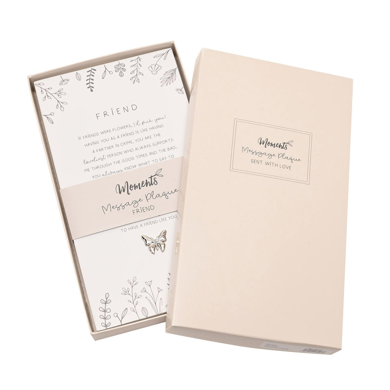 Moments Standing Verse Plaque - Friend