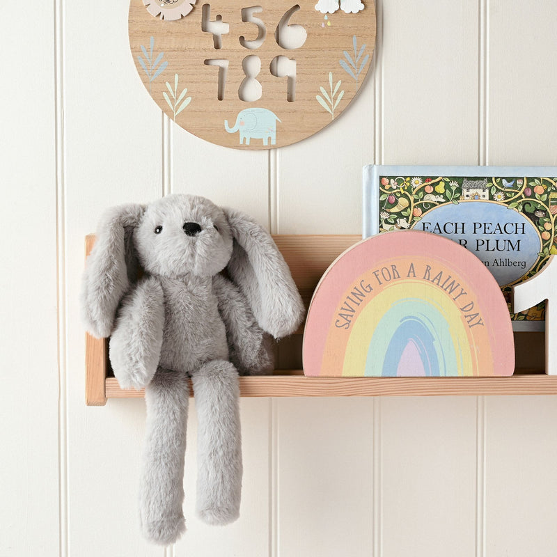 Theo The Plush Long Leg Grey Bunny 35 cm