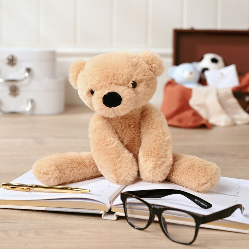 Hudson The Plush Long Leg Light Brown Teddy Bear 30cm