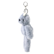 Pip the Plush Petrol Bear keyring side view