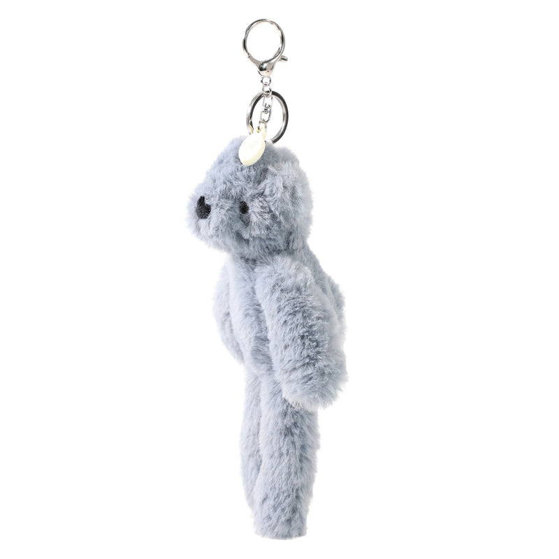 Pip the Plush Petrol Bear keyring side view