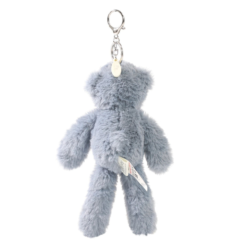 Pip the Plush Petrol Bear keyring back view