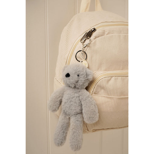 Ste bear bag charm clipped to backpack cute plush gift