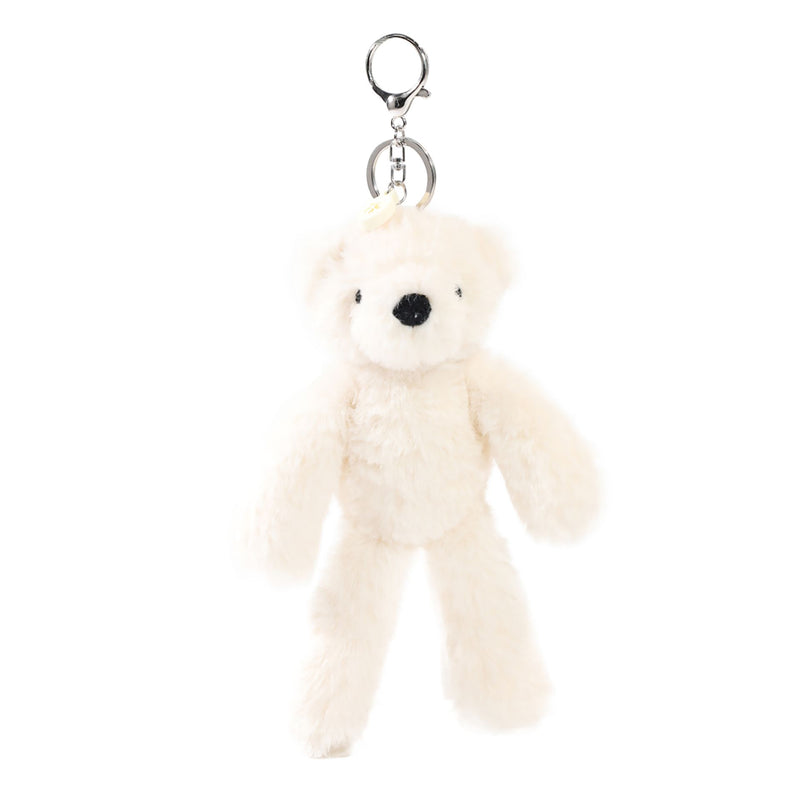 Lola The Plush Cream Bear Keyring & Bag Charm