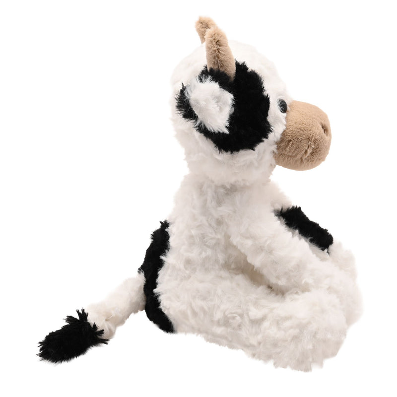 Lucy the plush cow soft toy 23cm, side profile view