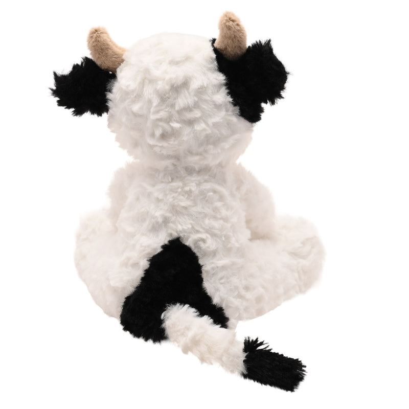 Lucy the plush cow soft toy 23cm, back view