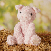 Pedro the plush pig soft toy 23cm, lifestyle shot — a cuddly farmyard companion for animal lovers and little ones