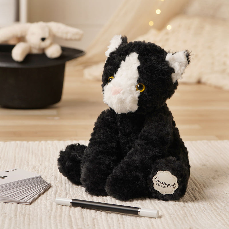 Crumpet The Plush Black and White Cat