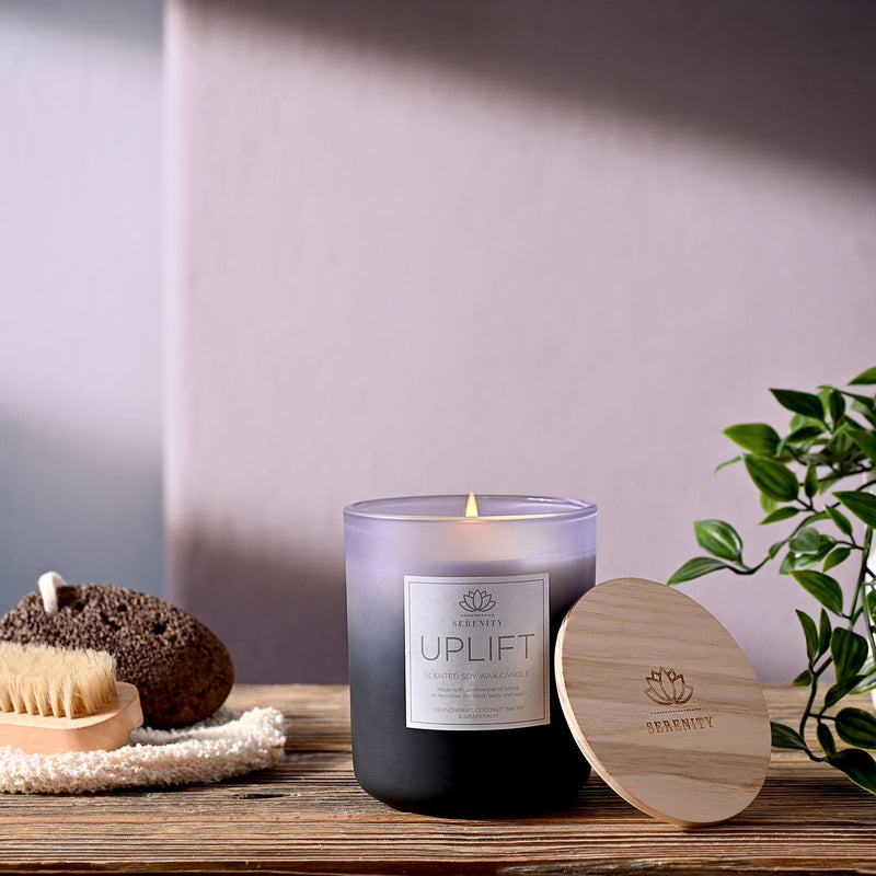 Serenity Uplift Candle 270g Dragonfruit, Coconut,