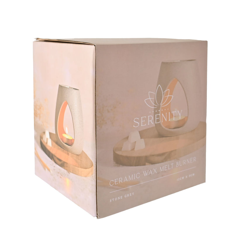 Serenity Wax Melt Burner - Grey
