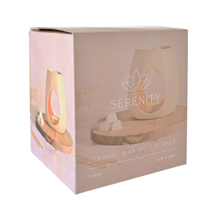 Serenity Wax Melt Burner - Taupe