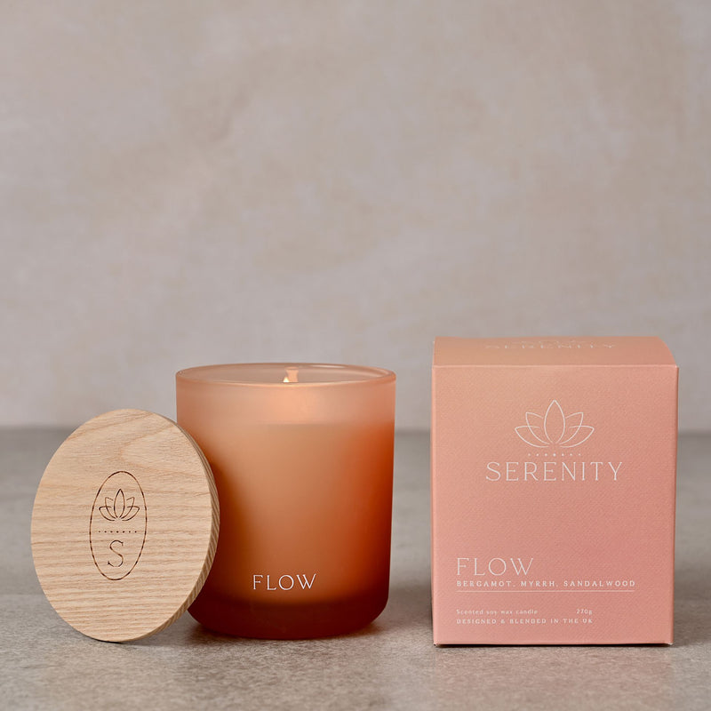 Serenity Flow Candle 270g Bergamot, Myrrh & Sandal