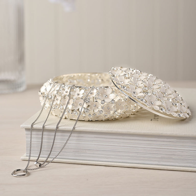 Sophia Classic Daisy Open Work Trinket Box