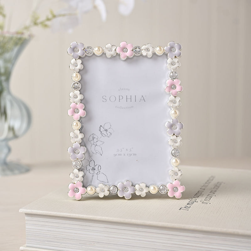 Sophia Classic Daisy 3.5" x 5" Frame - Pastel