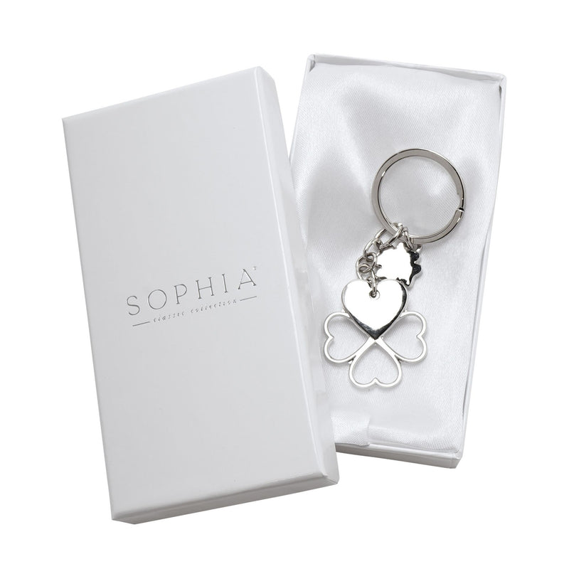 Sophia Classic 4 Leaf Clover Keyring